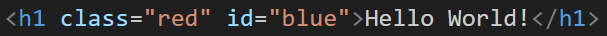Snippet of HTML code